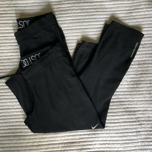 Two pairs of Nike Dri-fit Yoga Pants